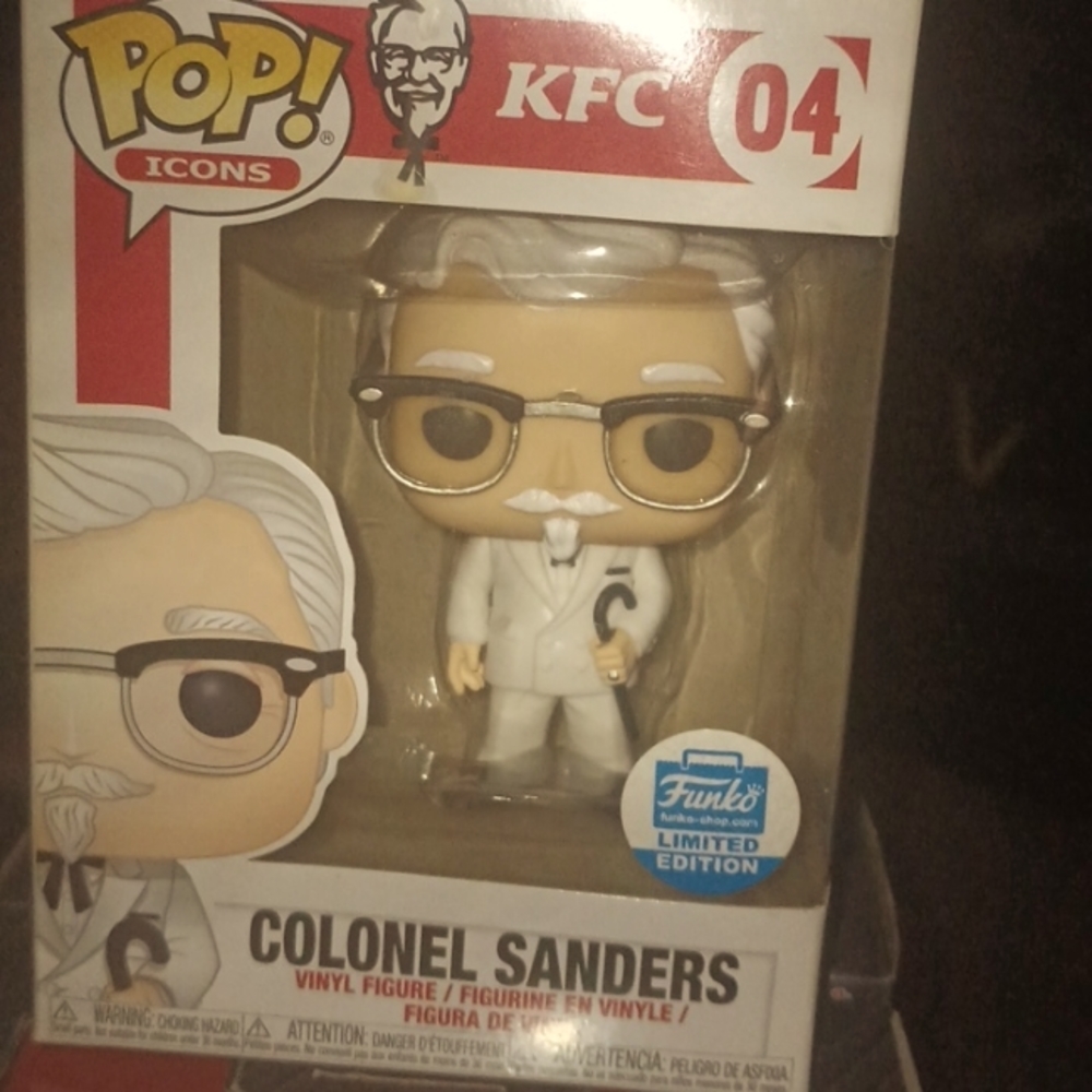 A number 4 Funko pop special "Colonel Sanders"